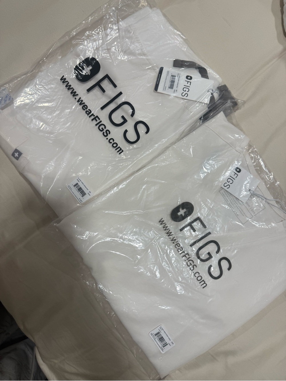 Figs Women’s white scrubs